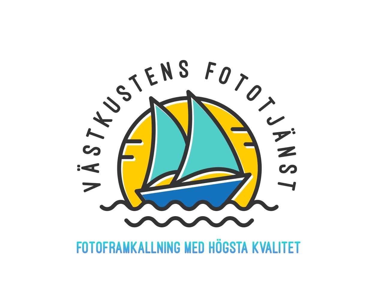 Västkustens Fototjänst logotyp